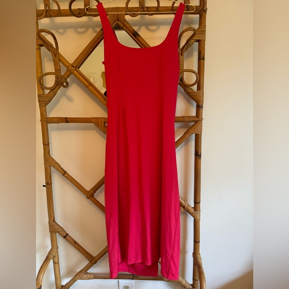 NWT Halara Square Neck Body-Con Midi Dress - Picture 4 of 6